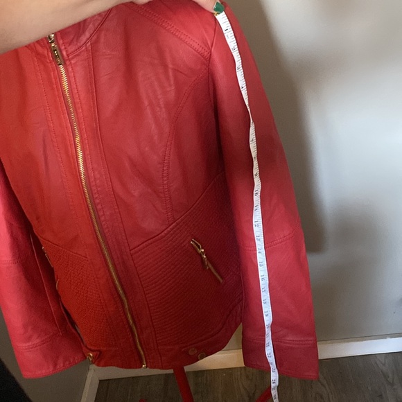 Made by Johnny, “leather” jacket. Size xl, biker jacket - Picture 5 of 12